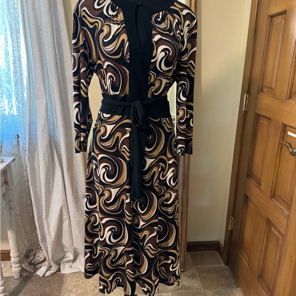 Pucci inspired belted dress